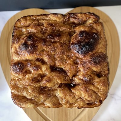 Cinnamon Sugar Focaccia (8x8)