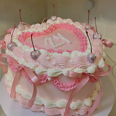 8inch Heart Cake