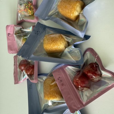 Candied Pound Cake Bites 