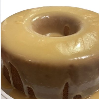 Cream Cheese Pound Cake W/Homemade Caramel Topping 