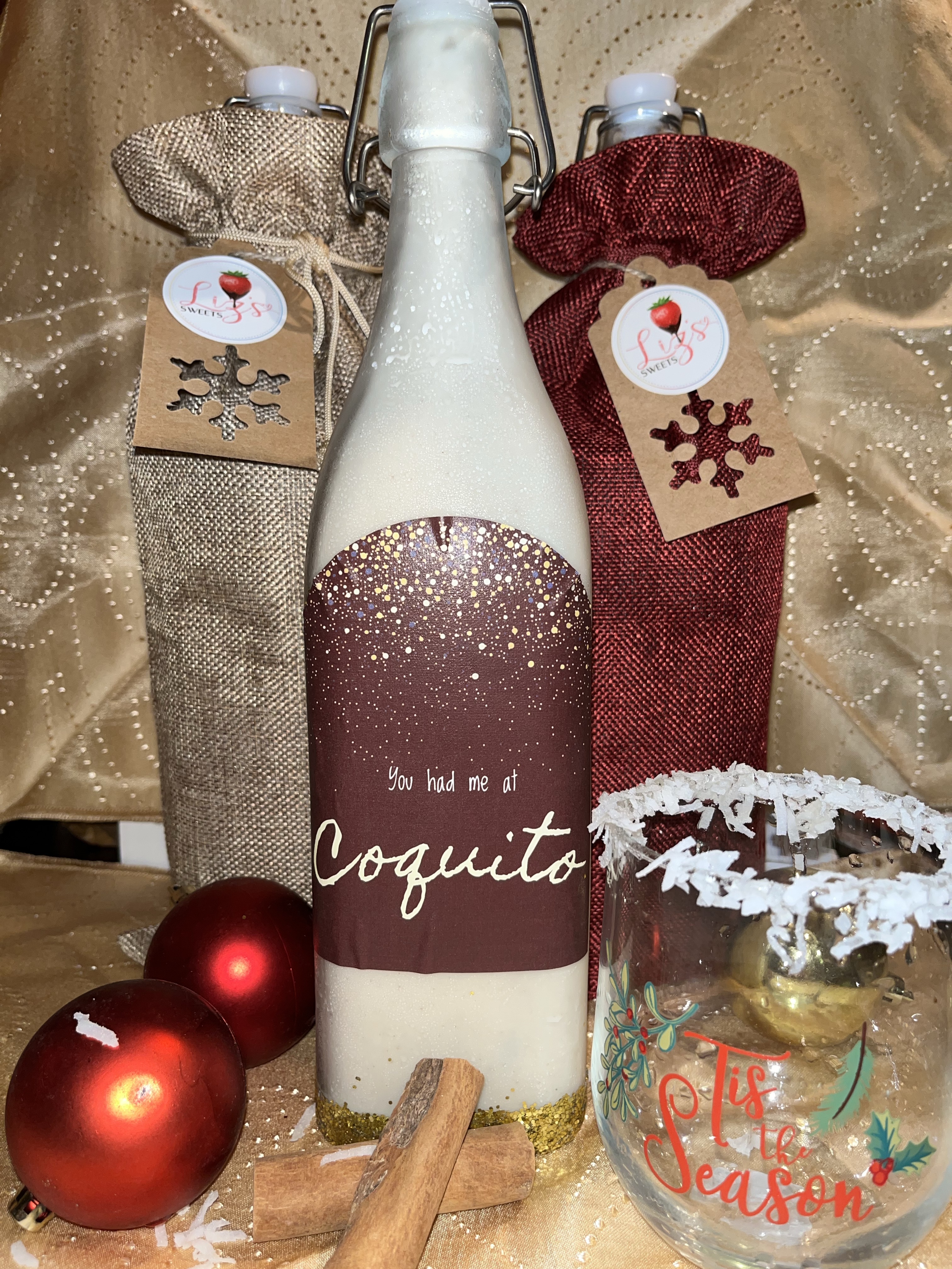 Coquito 32oz (with Rum)