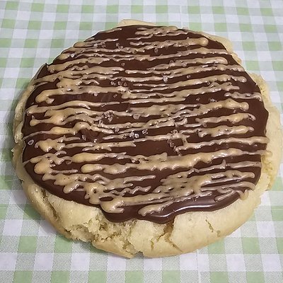 4"   Tandy Melt Cookie (Peanut Butter Meltaway Underneath Chocolate)- 5 JUMBO Cookies
