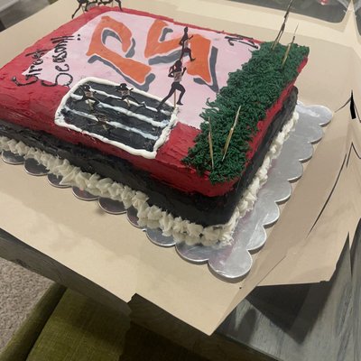 Track Event Cake