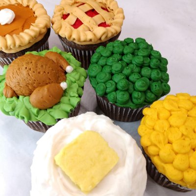 Thanksgiving Cupcakes 6 Count