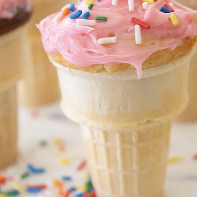Ice Cream Cone Cupcakes 