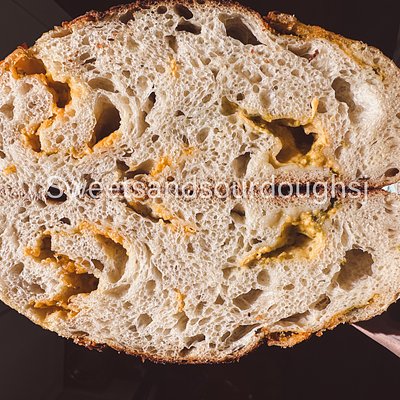 Jalapeño Cheddar Sourdough Loaf 