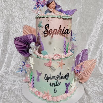 2 Tier Heart Cake