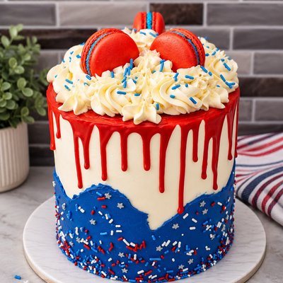8” Round 3 Layer Cake with Moderate Customization 