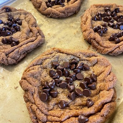 Chocolate Chip Jumbo Stuffed Cookie
