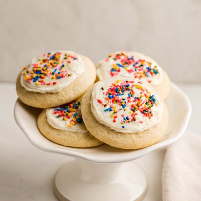 Iced Vanilla Cookies