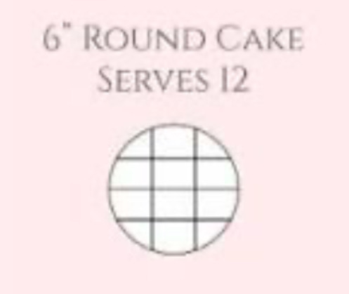  6 INCH 3 LAYERS CUSTOM CAKE 