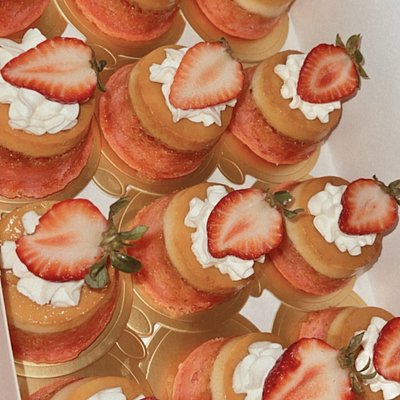 Mini Chocoflan, Fresaflan!