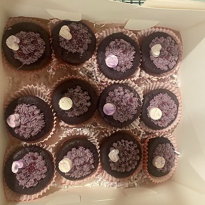 Ube Cupcakes