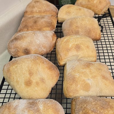 Sourdough Ciabatta Rolls