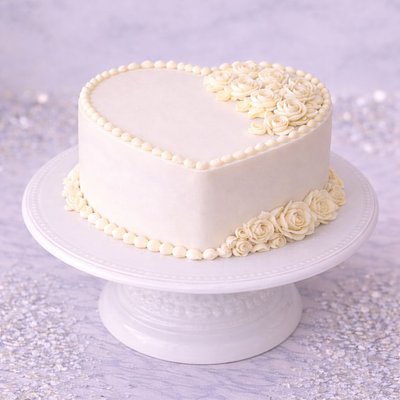 Custom 12" Heart Cake