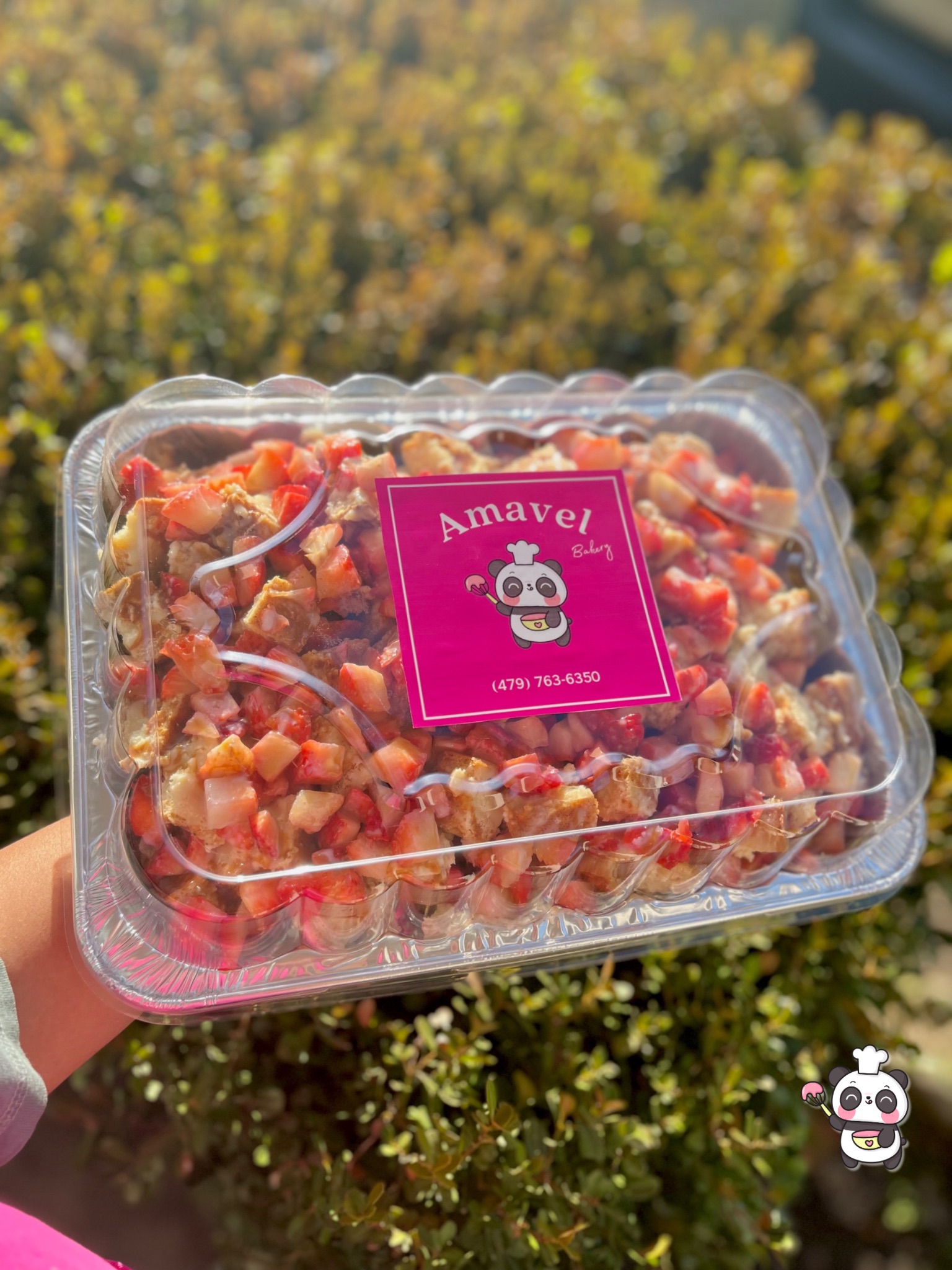 Strawberry Cheesecake Bites Tray