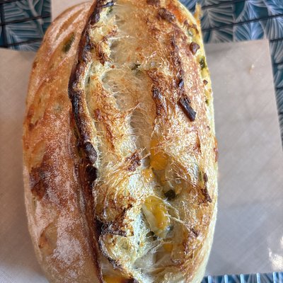 Jalepeno Cheddar Sourdough Loaf 