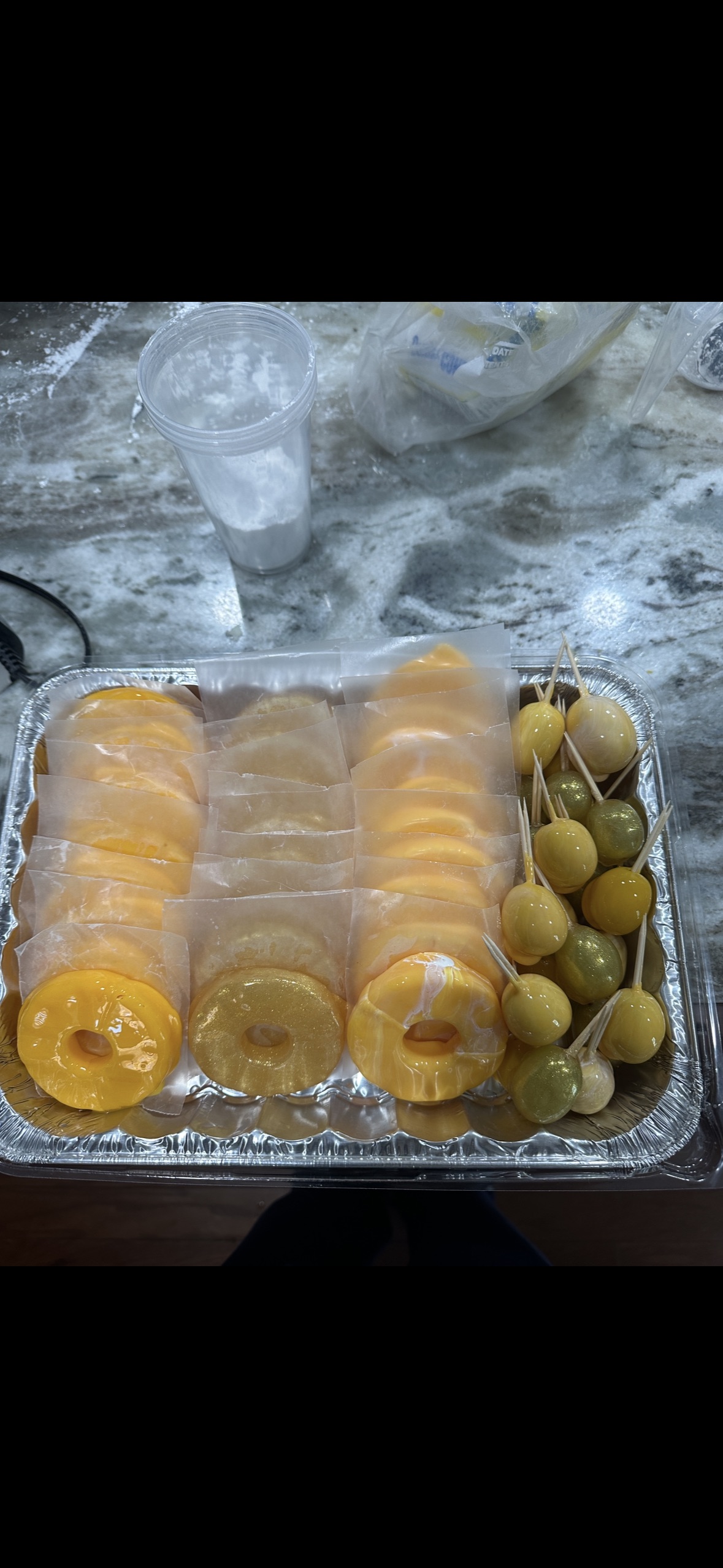 Candied Party Pineapple & Grape Tray 🍬