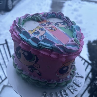 6 Inch Photo Heart Cake (small)
