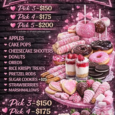 Party Package Pick  5 $200