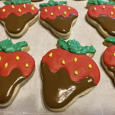 Chocolate Covered Strawberry Cookies