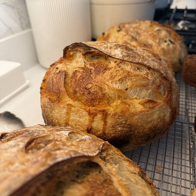 Jalapeño Cheddar Sourdough Loaf