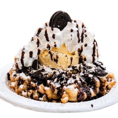 Deep Fried Oreo Funnel Cake