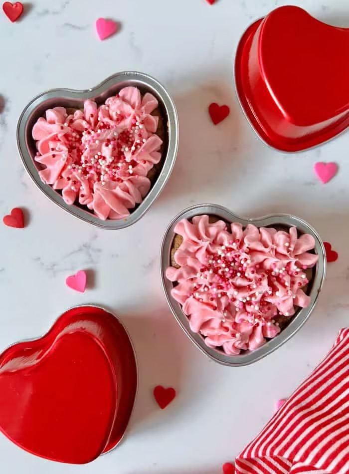 Mini Heart Cakelets