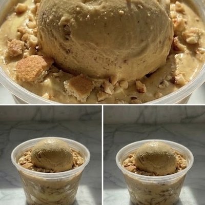 Roasted Hazelnut Banana Pudding 