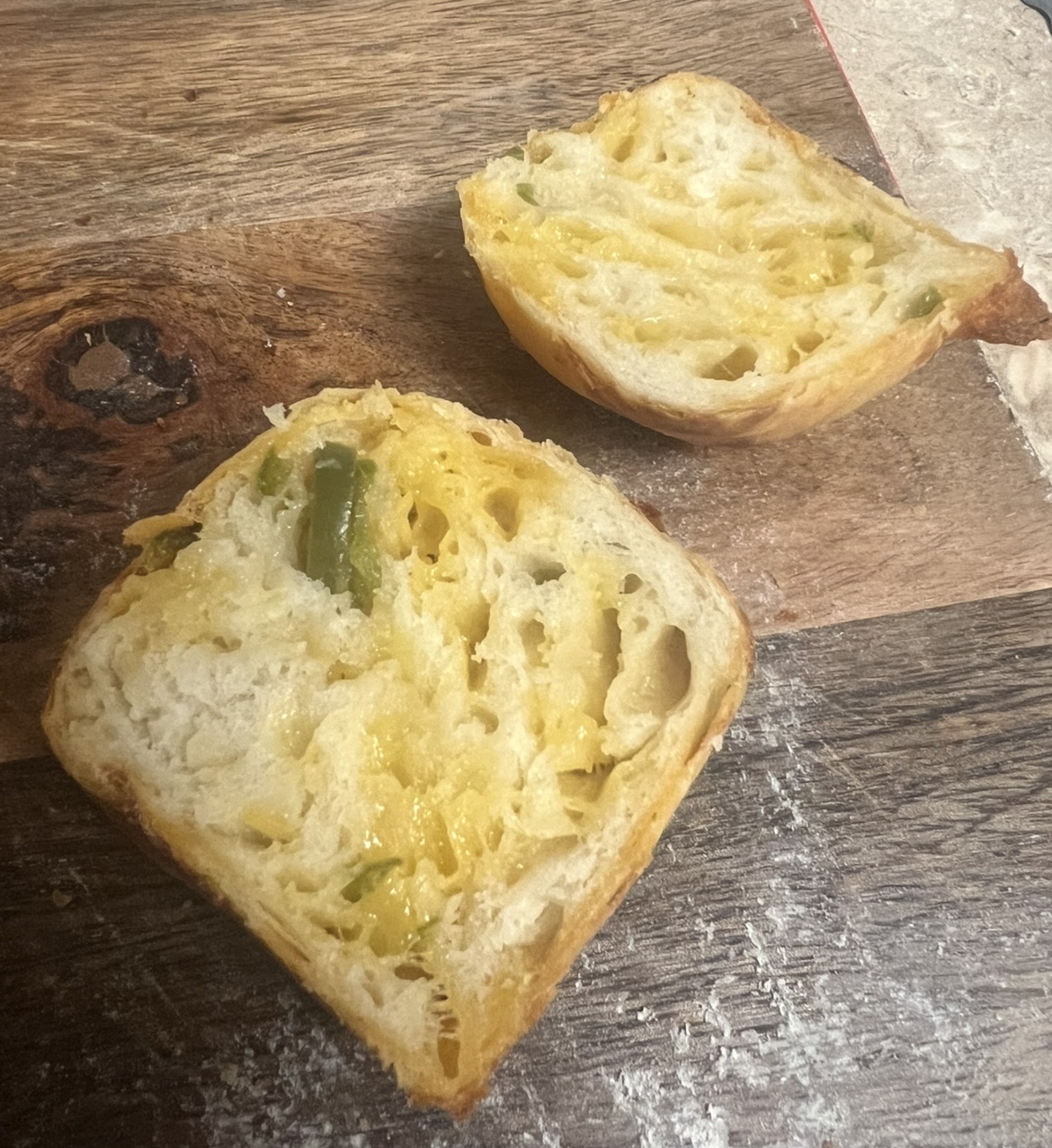 Jalapeno Cheddar Sourdough Mini Loaves