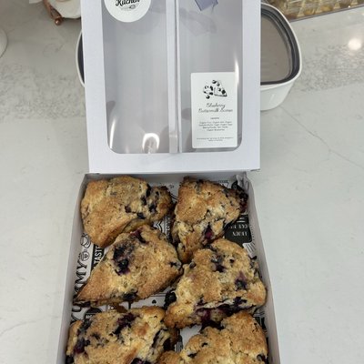 Blueberry Buttermilk Scones (box Of 4)