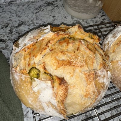 Jalapeño & Cheddar Sourdough Boule