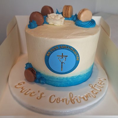 Confirmation Buttercream Cake