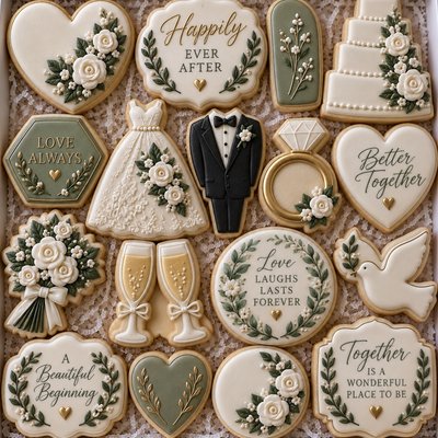 Wedding Cookie Set Thing