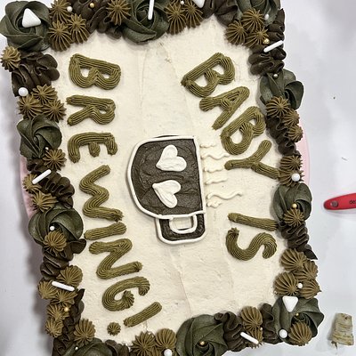 Baby Shower Cookie Cake