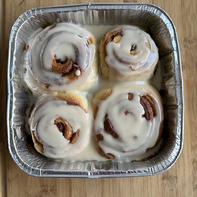 Sourdough Cinnamon Rolls, 4 Count
