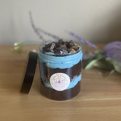Cookie Monster Cake Jar