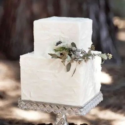 2 Tier 8"/10" Square 