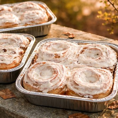 Sourdough Cinnamon Rolls with Icing 6 each