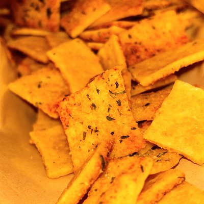 Ranch Sourdough Crackers