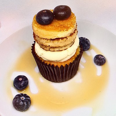 Maple Pancake Cupcakes🍁🧁