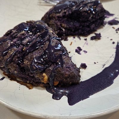 Ube Sourdough Scones