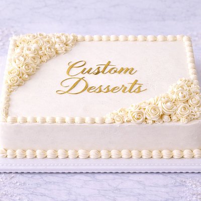 Custom 9" x 13" Quarter Sheet Cake