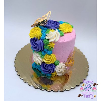 Round Custom Smash Cake 4in (For Babies & Toddlers)