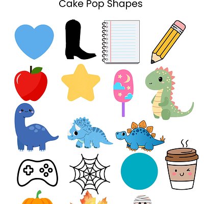 Cake Pops (Different Shapes)