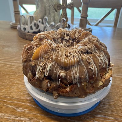 Peach Cobbler Pound Cake