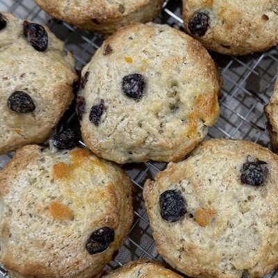 Orange Cranberry Scones - Dozen 