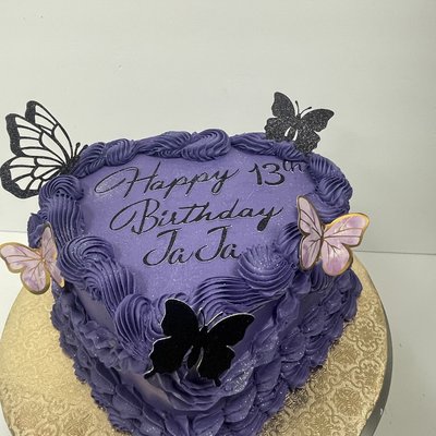 Cake Decor( Crown, Butterflies , Beads )