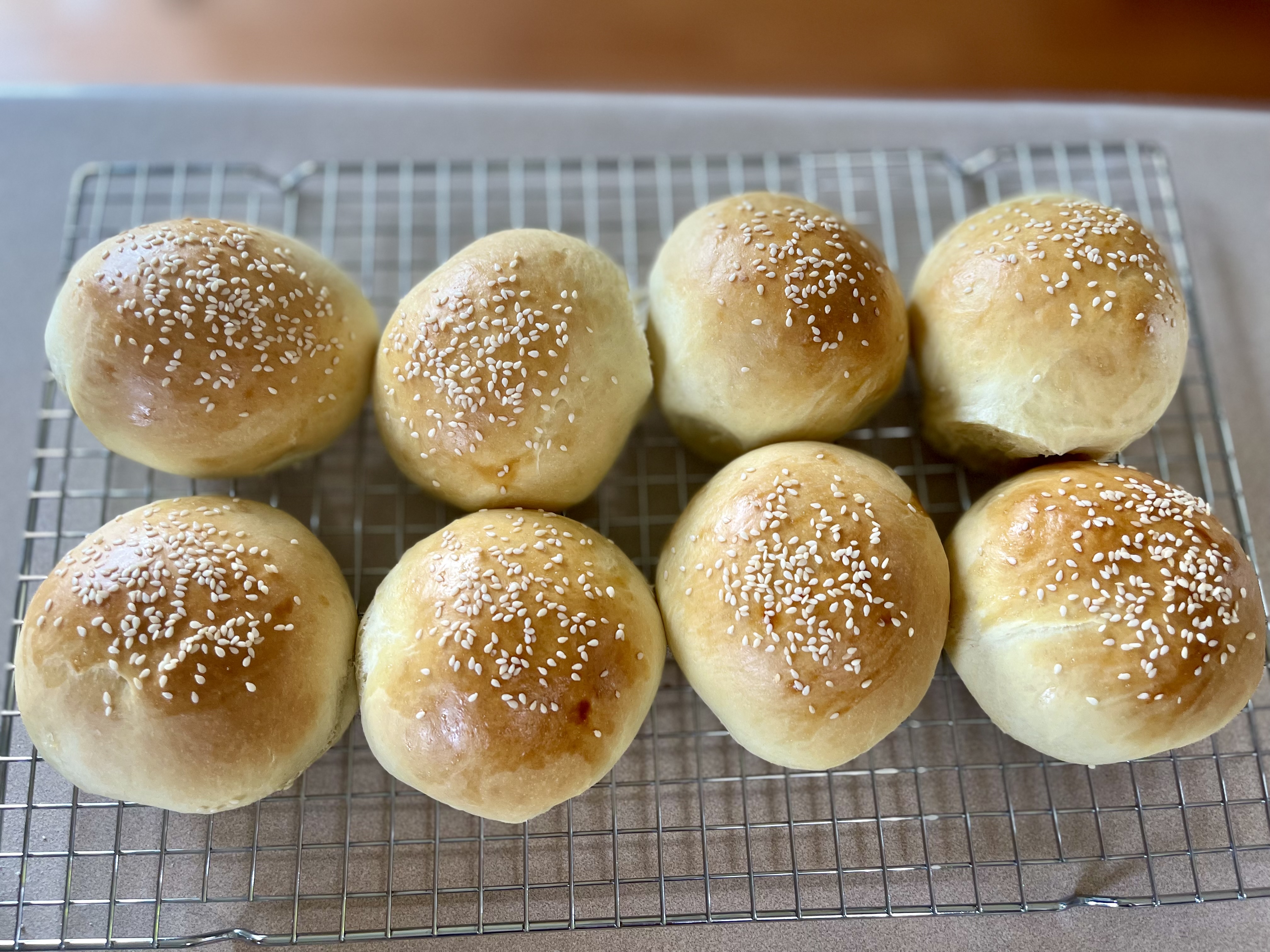 Sourdough Hamburger Buns