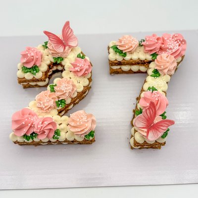 Number Cookie Cake